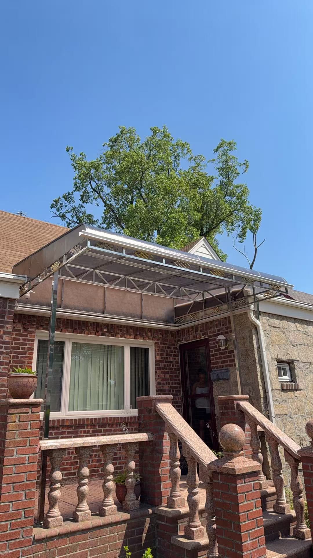 3cdb6805c0b1cf4320d235de308a5e67 — #P-0383 — AWNING — Custom Iron Works by JYC Steel NYC