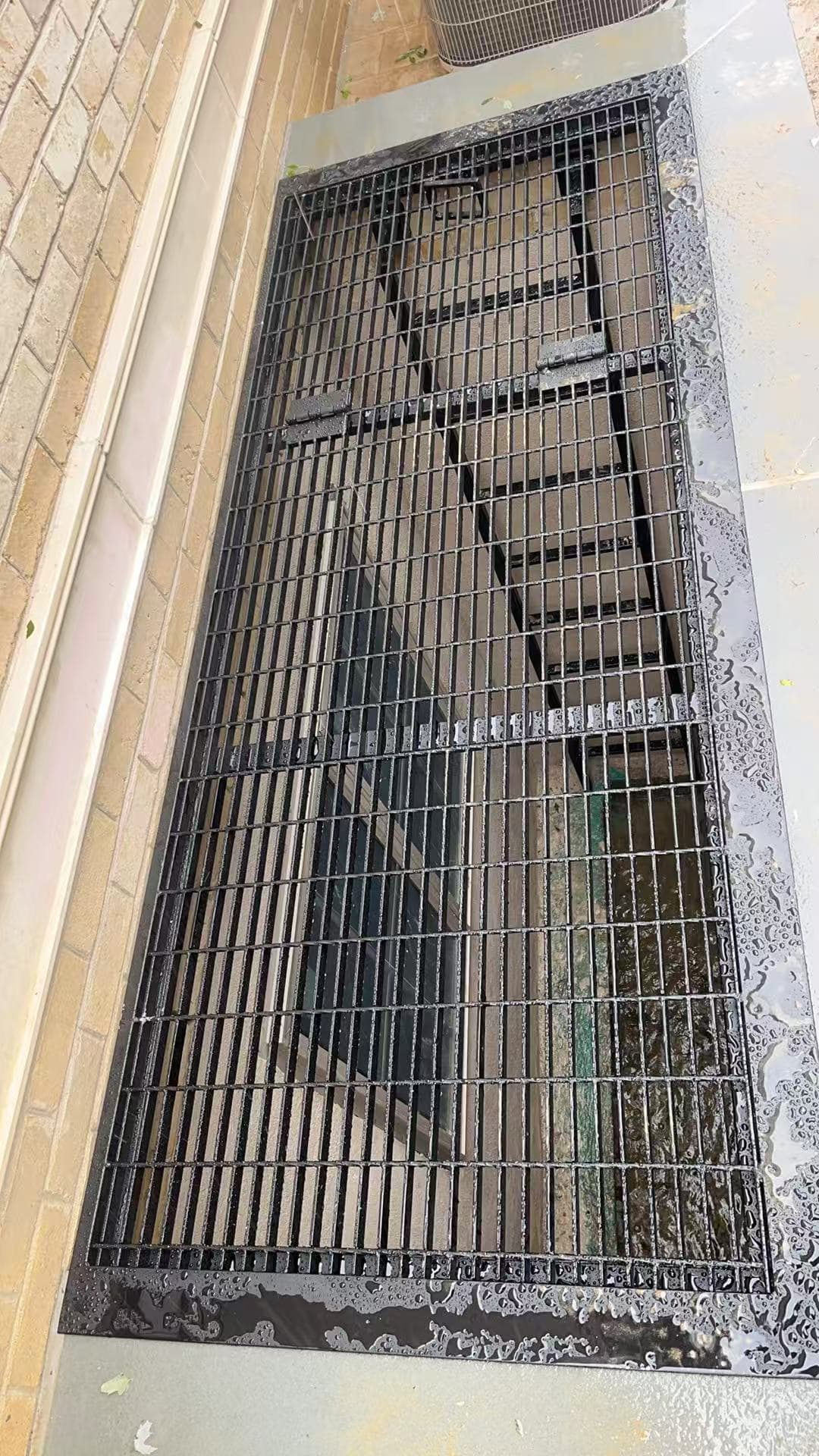 9b3d9e8ed3365a8ce9643685f7bace95 — #P-0675 — WINDOW WELL COVER — Custom Iron Works by JYC Steel NYC