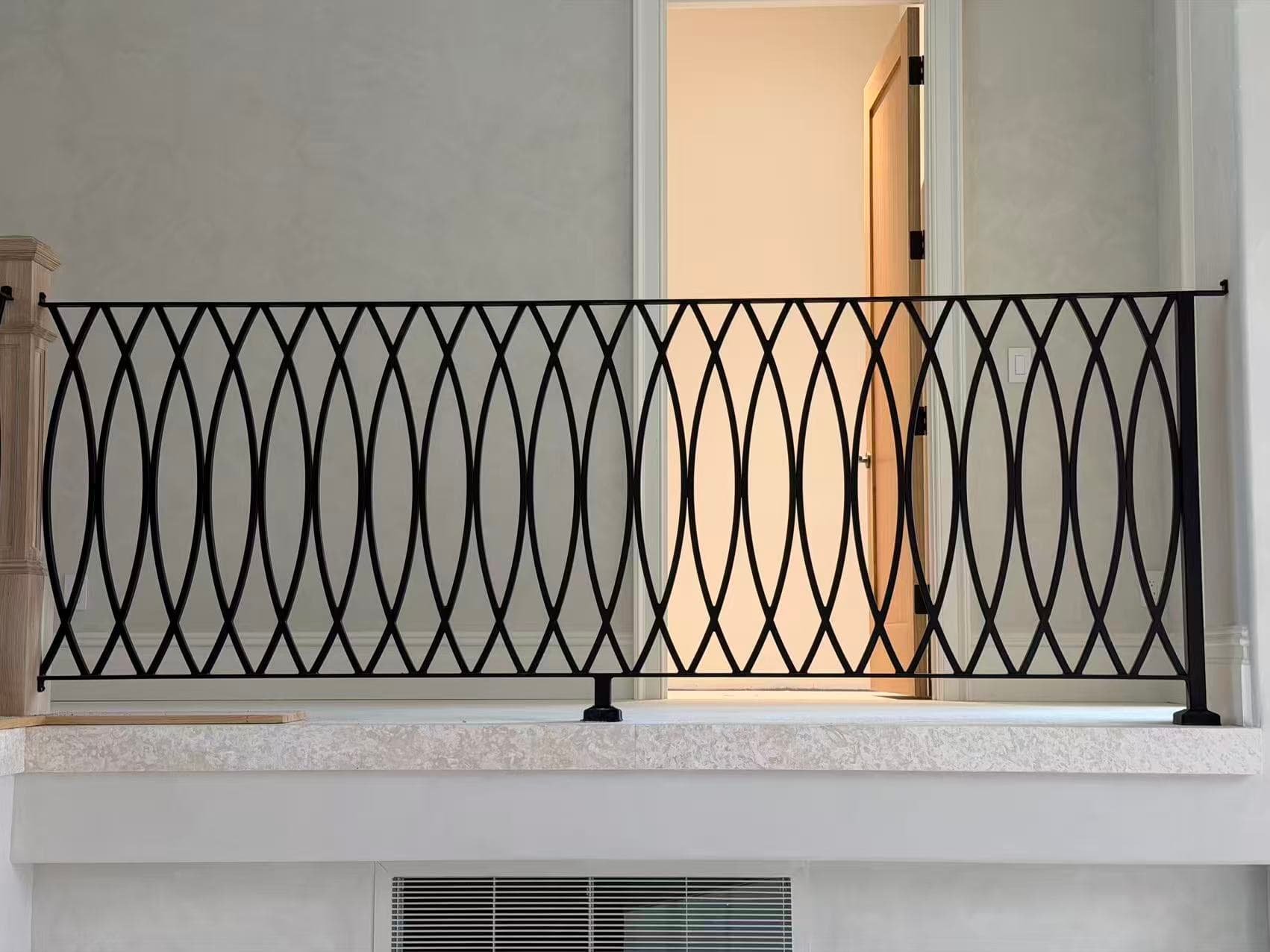 8bd327a56b7c70ef946b84ead10100d1 — #P-0694 — BALCONY — Custom Iron Works by JYC Steel NYC