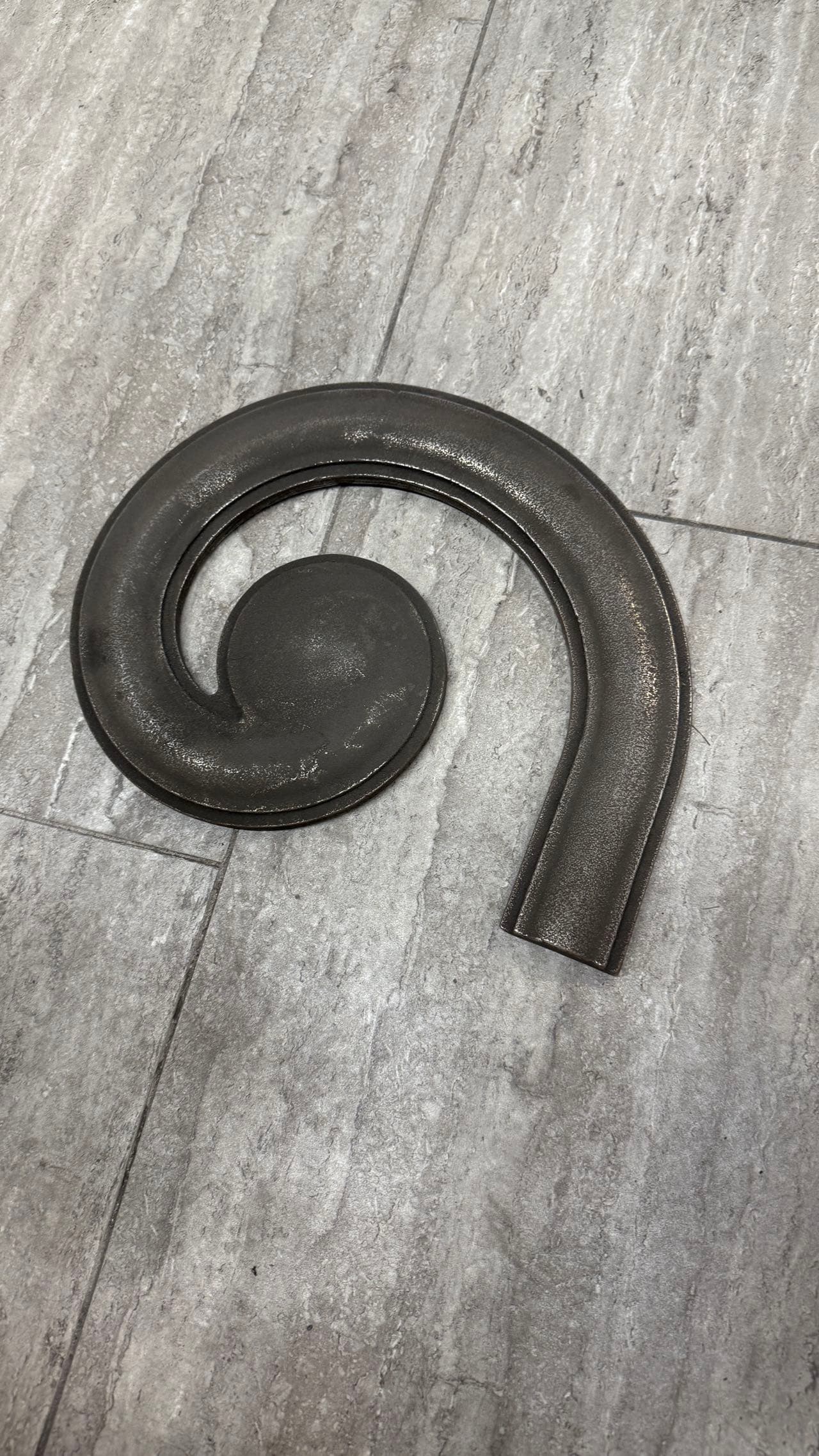Cast Iron Spiral Scroll