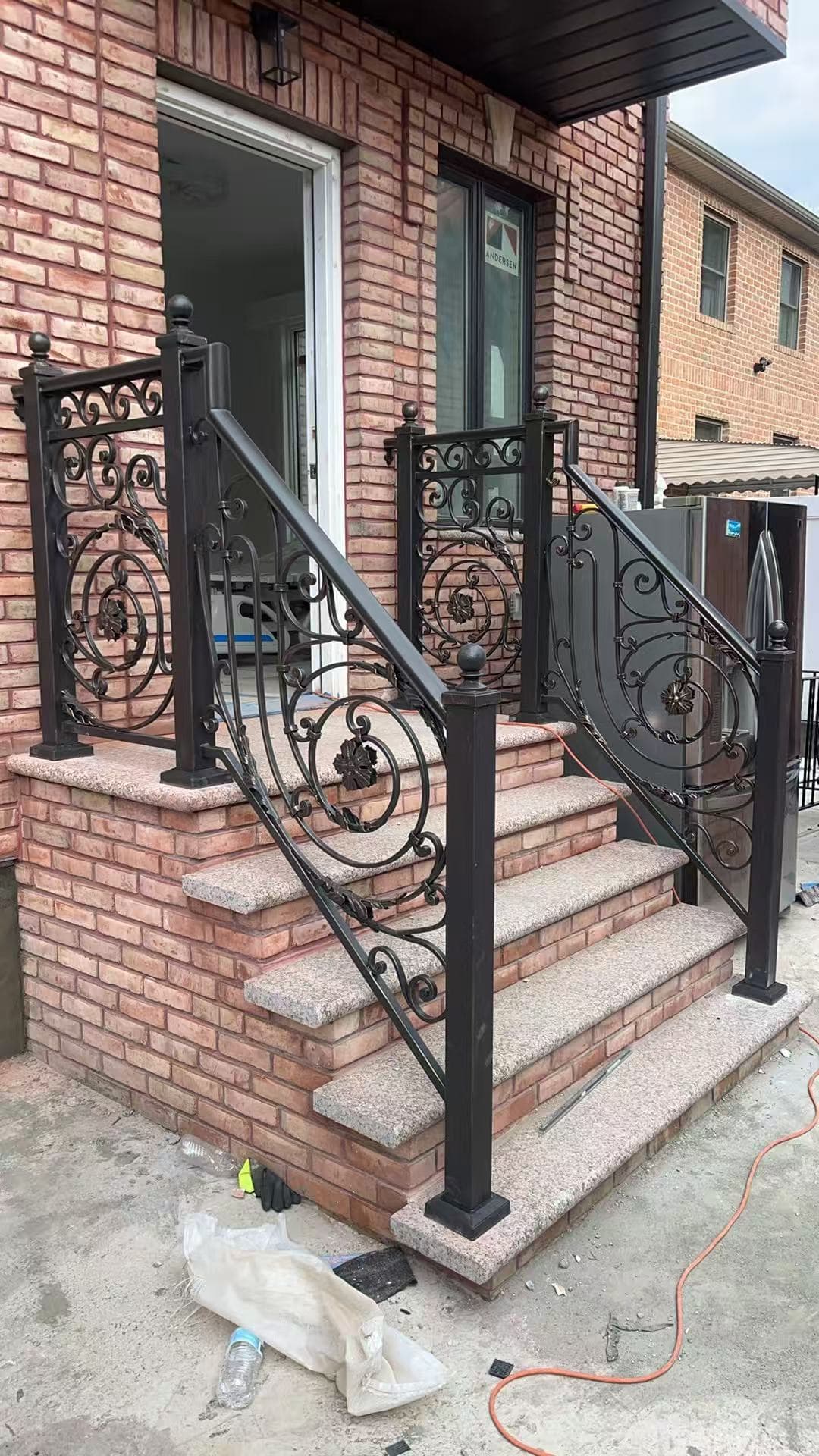 e0376294bbaa27d1919e64a458f2fc7e — #P-0235 — RAIL — Custom Iron Works by JYC Steel NYC