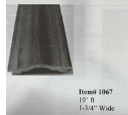 1-3/4 Molded Steel Handrail 1"x3/4"