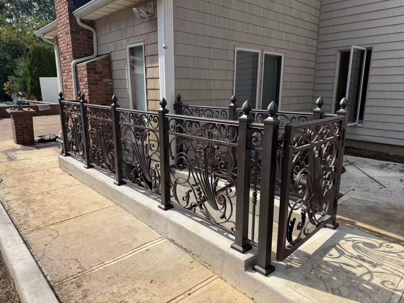 2becaa386b81de4cb03e21cb497a3e63 — #P-0622 — FENCE — Custom Iron Works by JYC Steel NYC