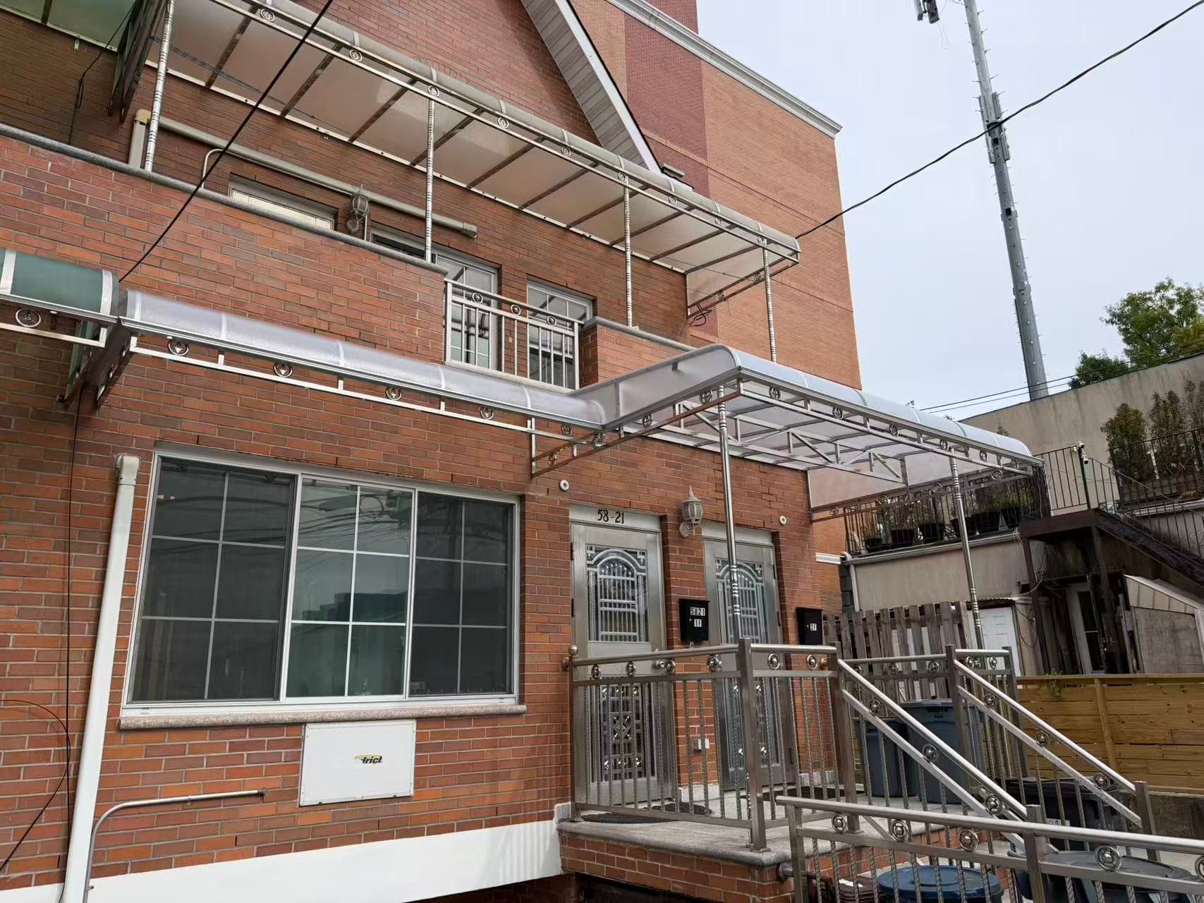 ddd7a4be9e98032cf60d17928e54a437 — #P-0672 — AWNING — Custom Iron Works by JYC Steel NYC